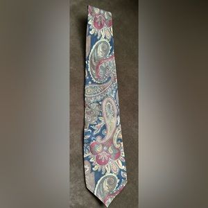 ST Michael Marks & Spencer Multi Color Paisley Tie Polyester.